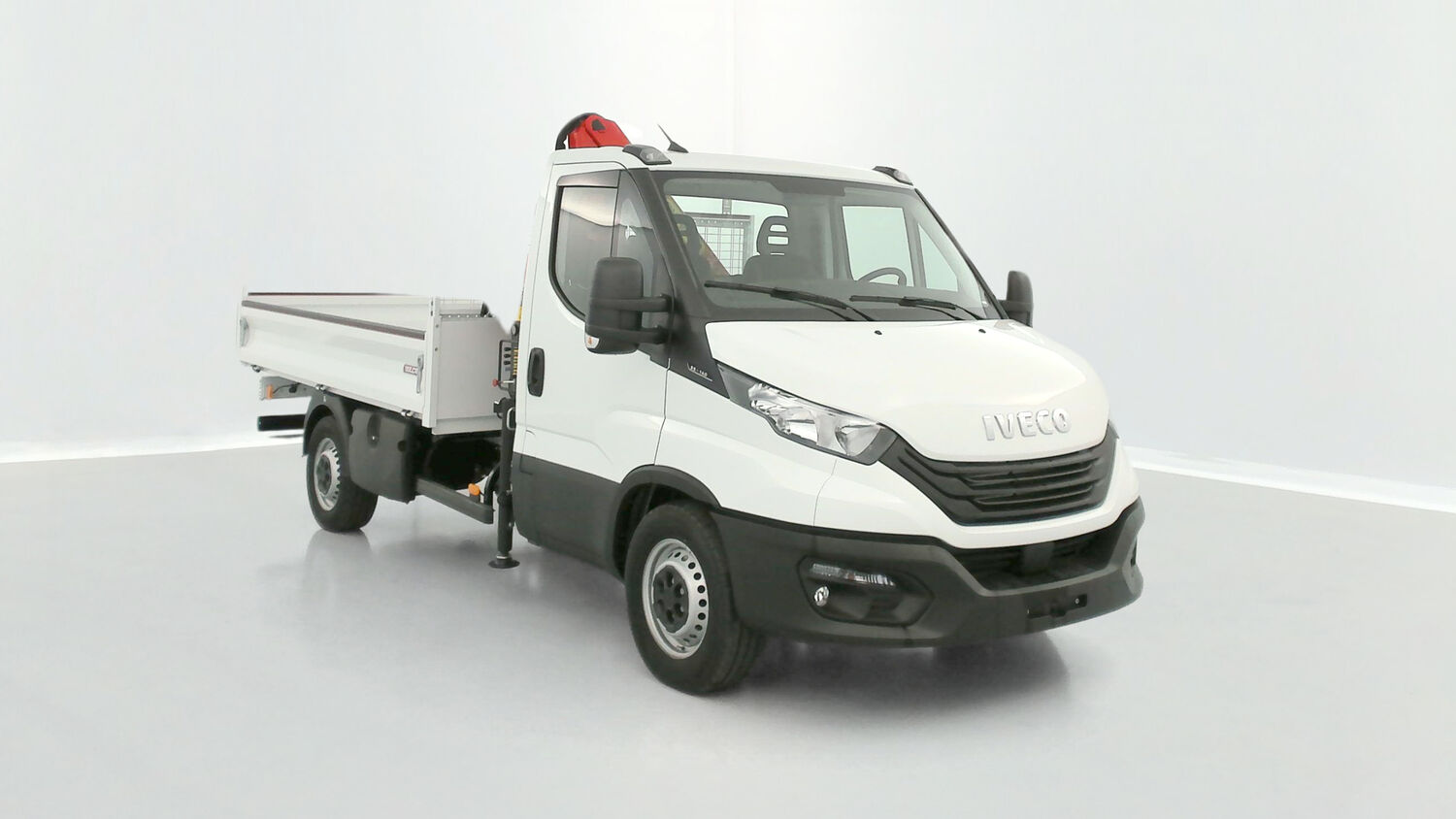 IVECO DAILY 35S14H 3750 2.3 136ch Benne Alu JPM + Grue PK 3400 + Pince