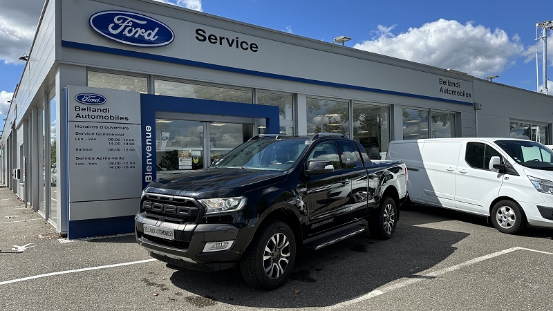 FORD RANGER - SUPER CABINE 3.2 TDCI 200 - BVA WILDTRAK (2017)