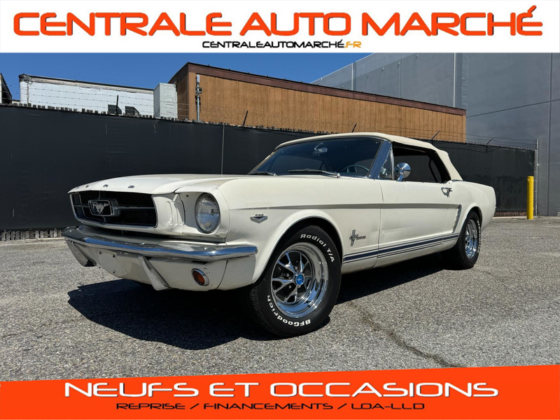 FORD MUSTANG - CABRIOLET 65 CODE D BOITE MECA (1965)