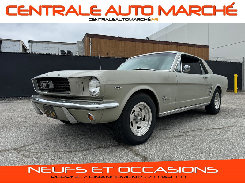 FORD MUSTANG - COUPE 289 CI V8 VERTE CODE C 1966 (1966)