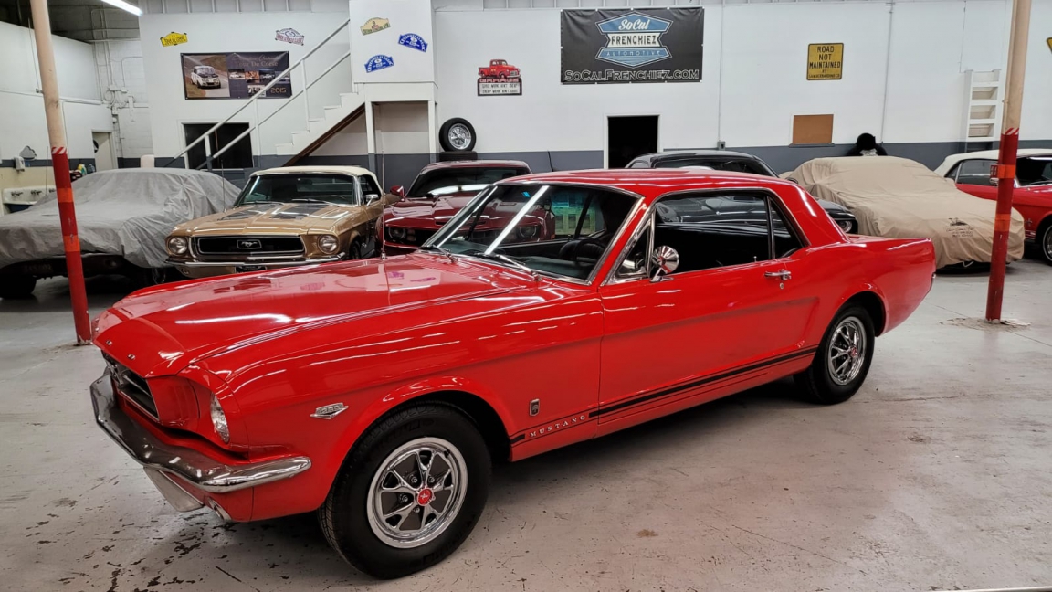 Ford Mustang COUPE V8 289CI RED CODE C