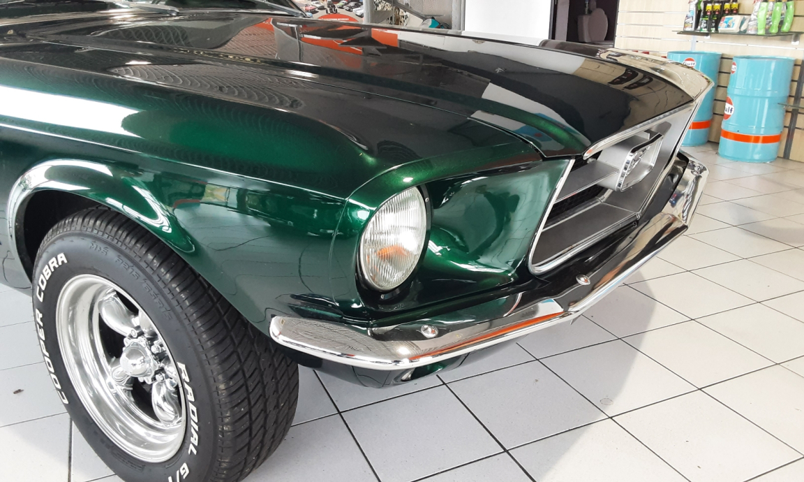 Ford Mustang - COUPE VERTE TOIT VINYLE 1967