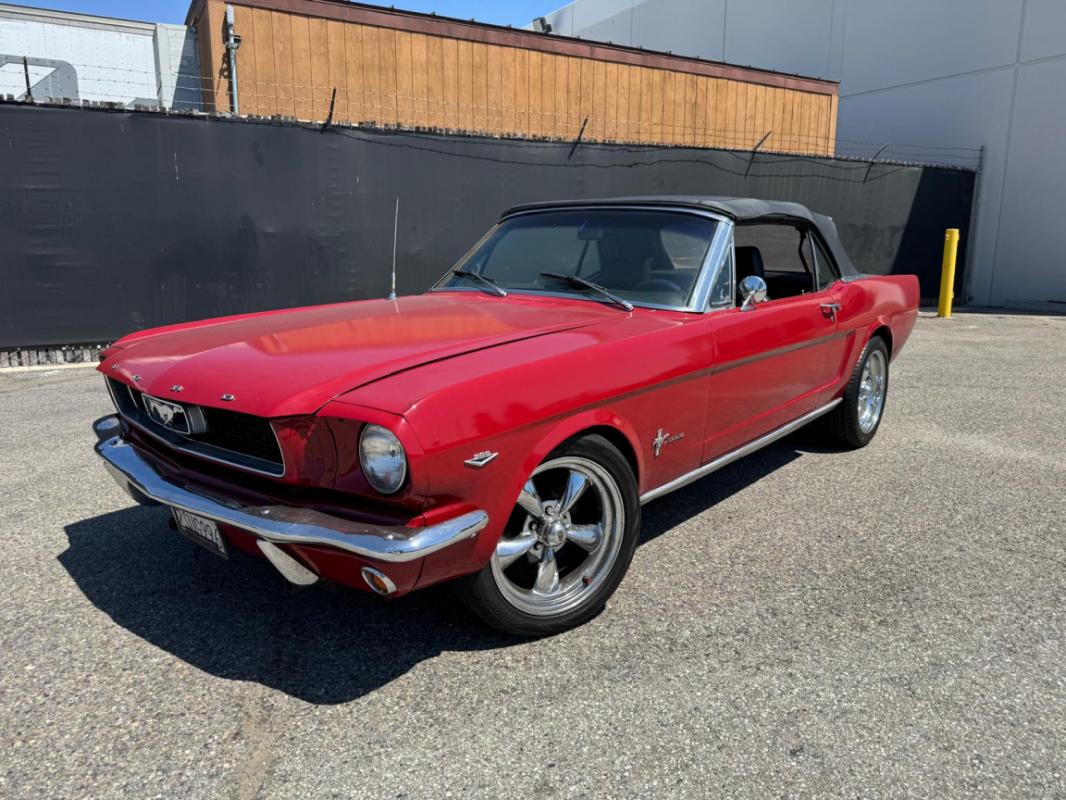 Ford Mustang - CABRIOLET CODE C 289CI V8 ROUGE 1966