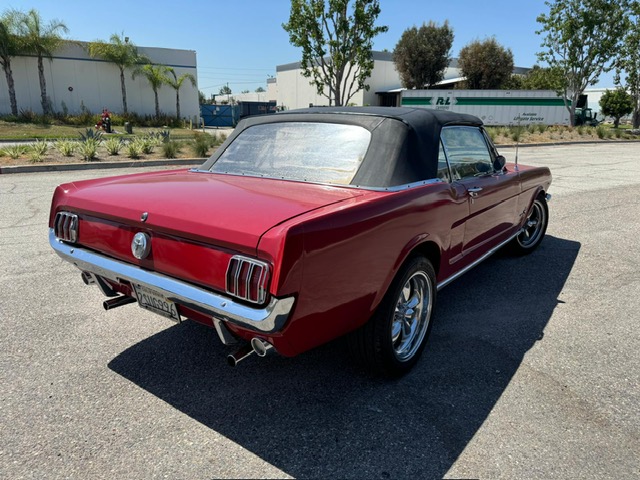 Ford Mustang - CABRIOLET CODE C 289CI V8 ROUGE 1966