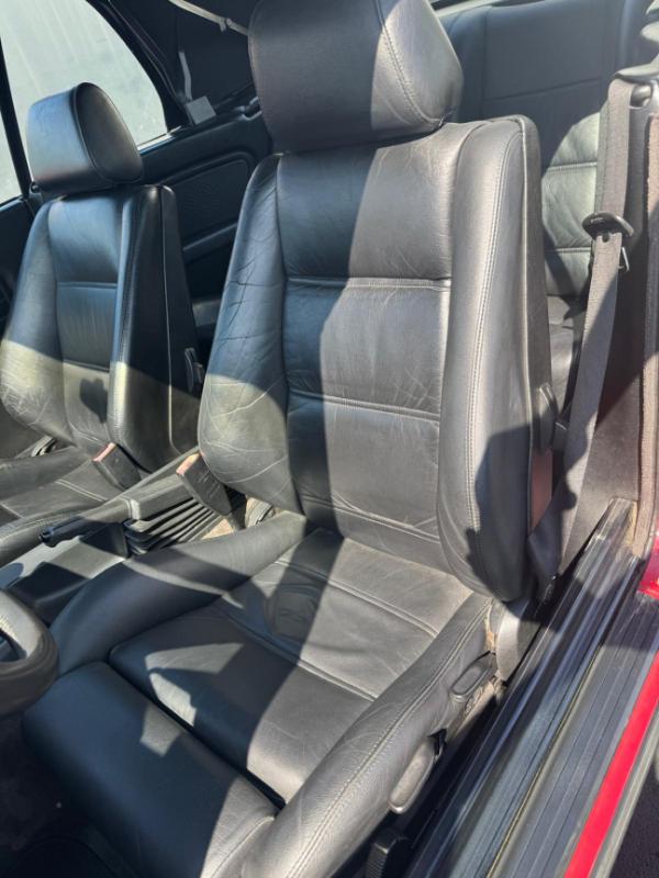 BMW Série 3 - 325 I E30 CABRIOLET ROUGE BOITE MECA 1987