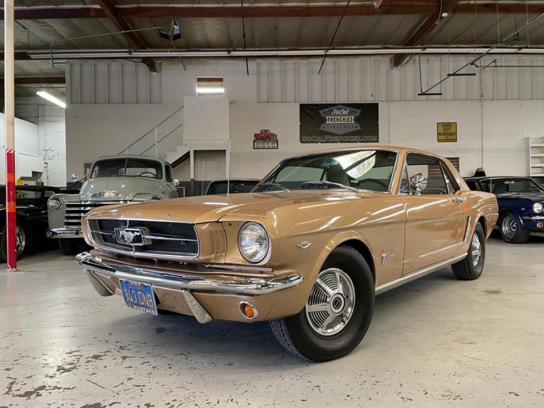 Ford Mustang COUPE CODE C 289CI V8 GOLD 1965