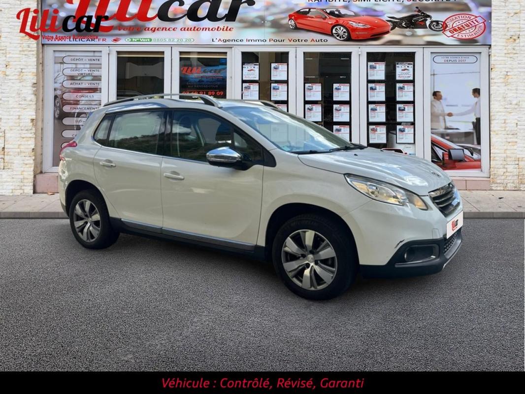 PEUGEOT 2008 - 1.2I PURETECH 12 V S&S 110CH BV EAT6 ALLURE PHASE 1 GARANTIE MOIS DISTRIB OK (2016)