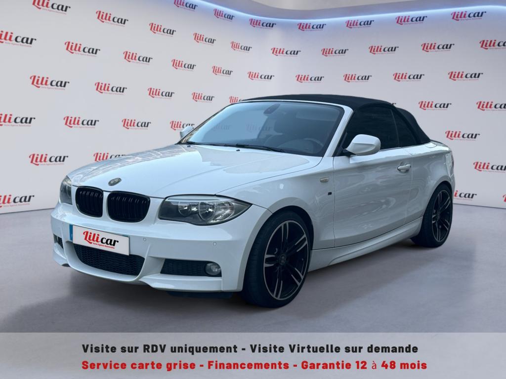 BMW SÉRIE 1 - 123D CABRIOLET 2.0D 204CH LCI EXCELLIS- PACK M - GARANTIE 12 MOIS (2011)