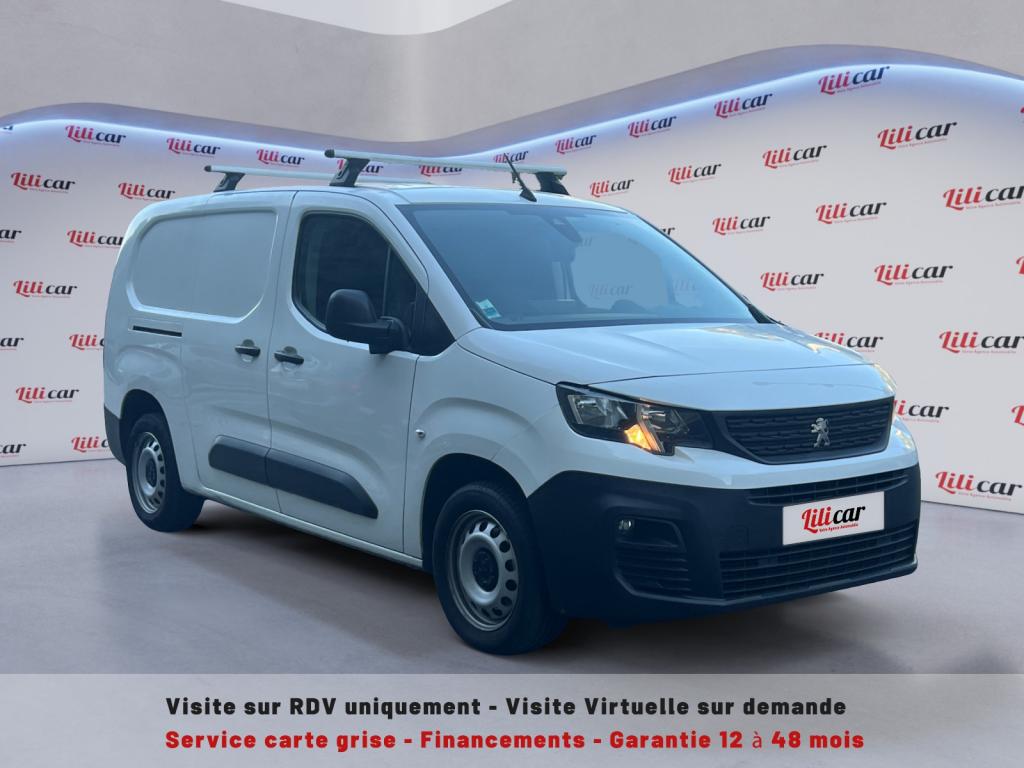 Peugeot Partner - Long 950Kg 1.5 BlueHDi S&S - 100 III FOURGON ASPHALTE TVA RÉCUPÉRABLE