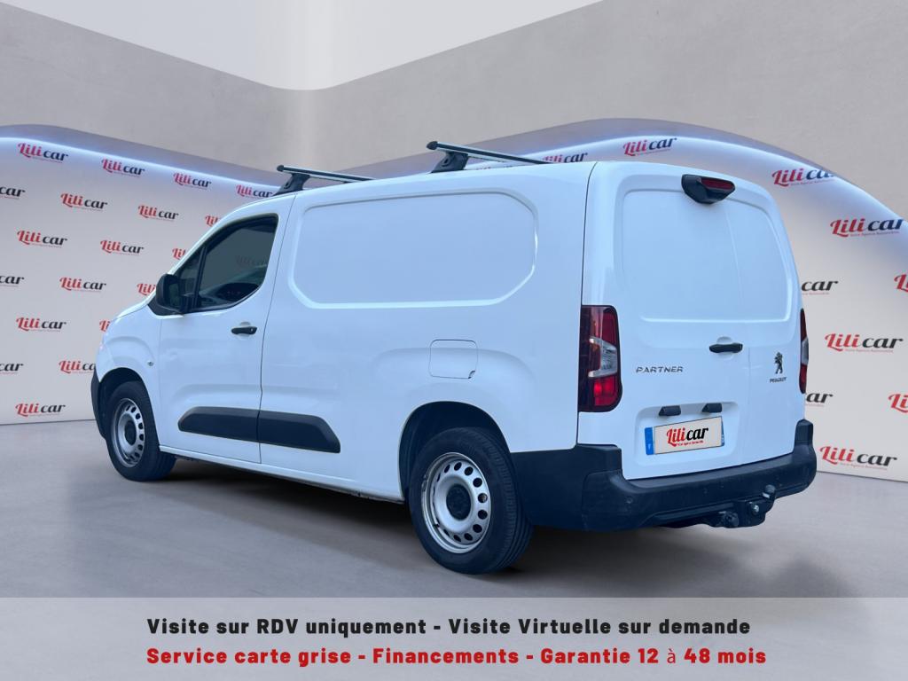 Peugeot Partner - Long 950Kg 1.5 BlueHDi S&S - 100 III FOURGON ASPHALTE TVA RÉCUPÉRABLE