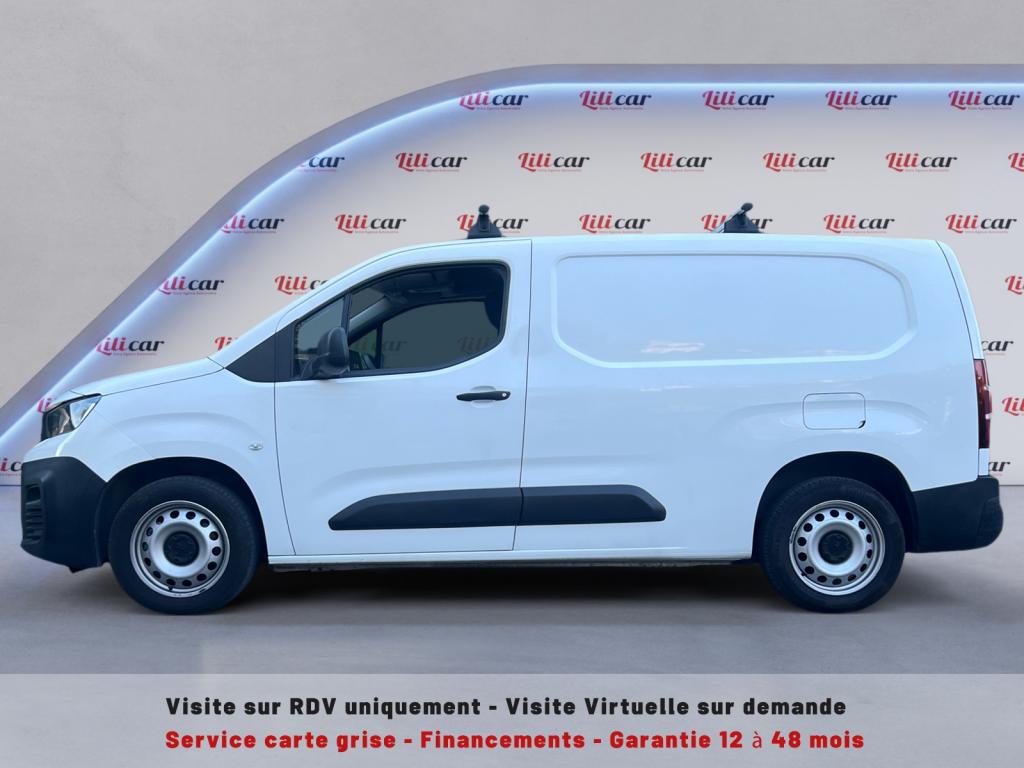 Peugeot Partner - Long 950Kg 1.5 BlueHDi S&S - 100 III FOURGON ASPHALTE TVA RÉCUPÉRABLE