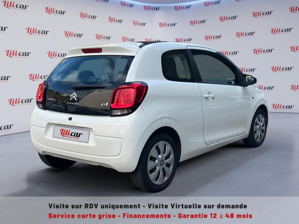 Citroën C1 - 1.0i VTi - 68ch BV ETG Airscape Feel GARANTIE 12 MOIS