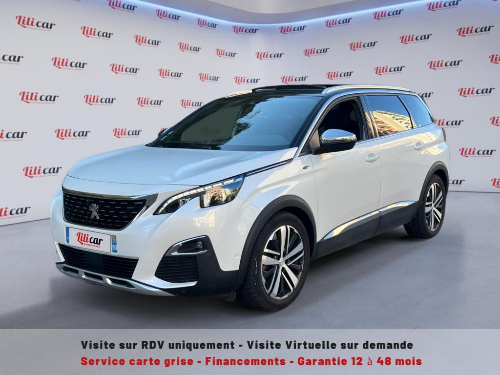 Peugeot 5008 - 2.0 Blue HDi -180 -BV EAT8-II- GT-1ère Main -Garantie 12 Mois -Androïd-CarPlay