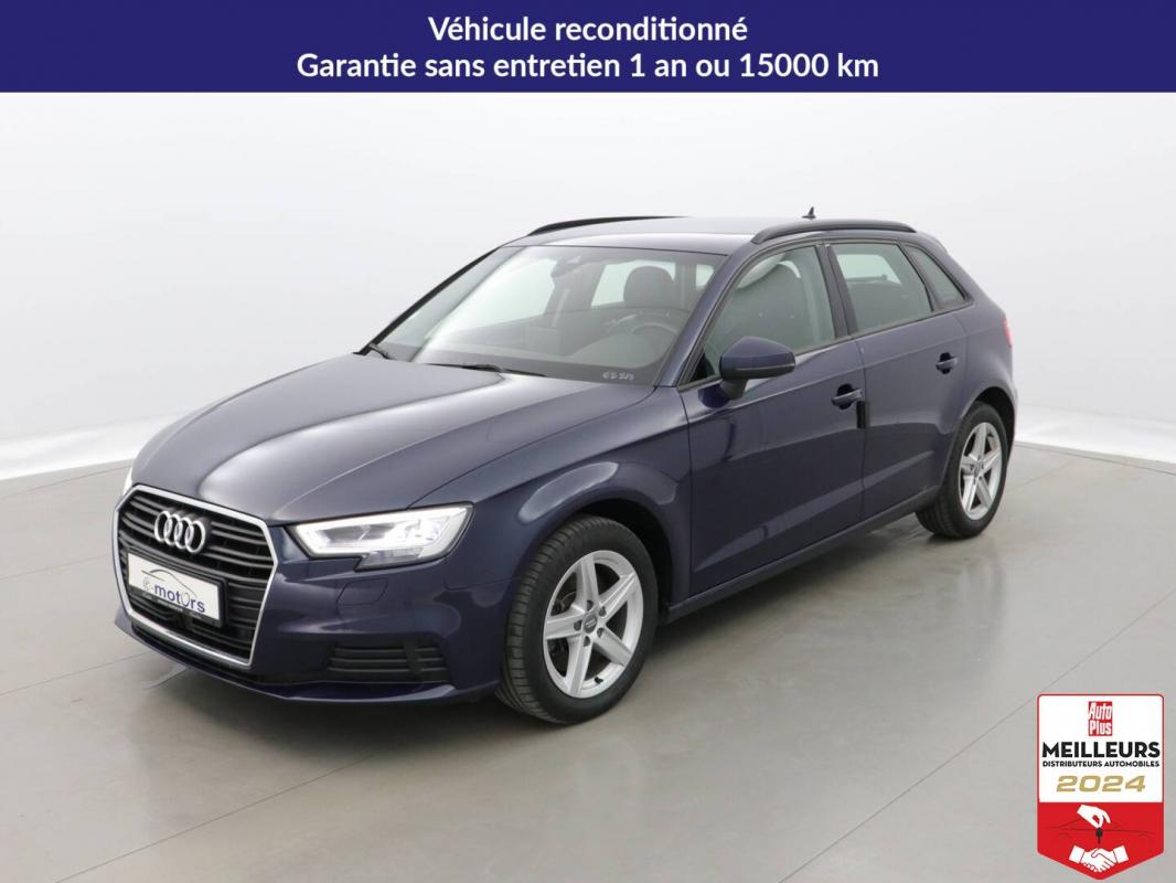 AUDI A3 SPORTBACK - 35 TDI 150 S TRONIC7 +CUIR +ATTELAGE (2019)