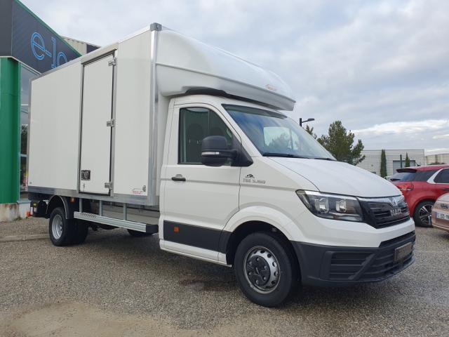 MAN TGE - CHASSIS CABINE CC 5.160 3.5T BVA8 Caisse Trouillet 20M3 HAYON - Déstockage 49.998 HT