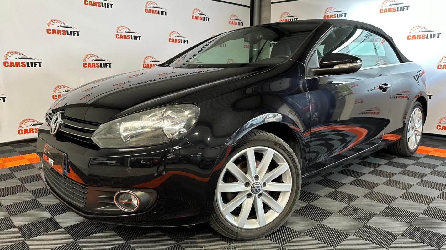 VOLKSWAGEN GOLF - VI CABRIOLET CARAT 1.6 TDI 105 CV - GARANTIE 6 MOIS (2014)