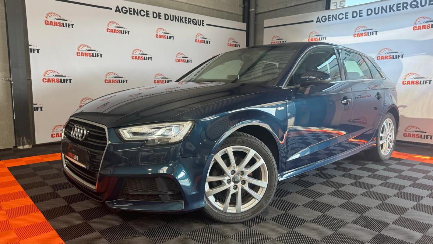 AUDI A3 - S-LINE 1.5 TFSI 150 CV S-TRONIC7 - GARANTIE 6 MOIS (2017)