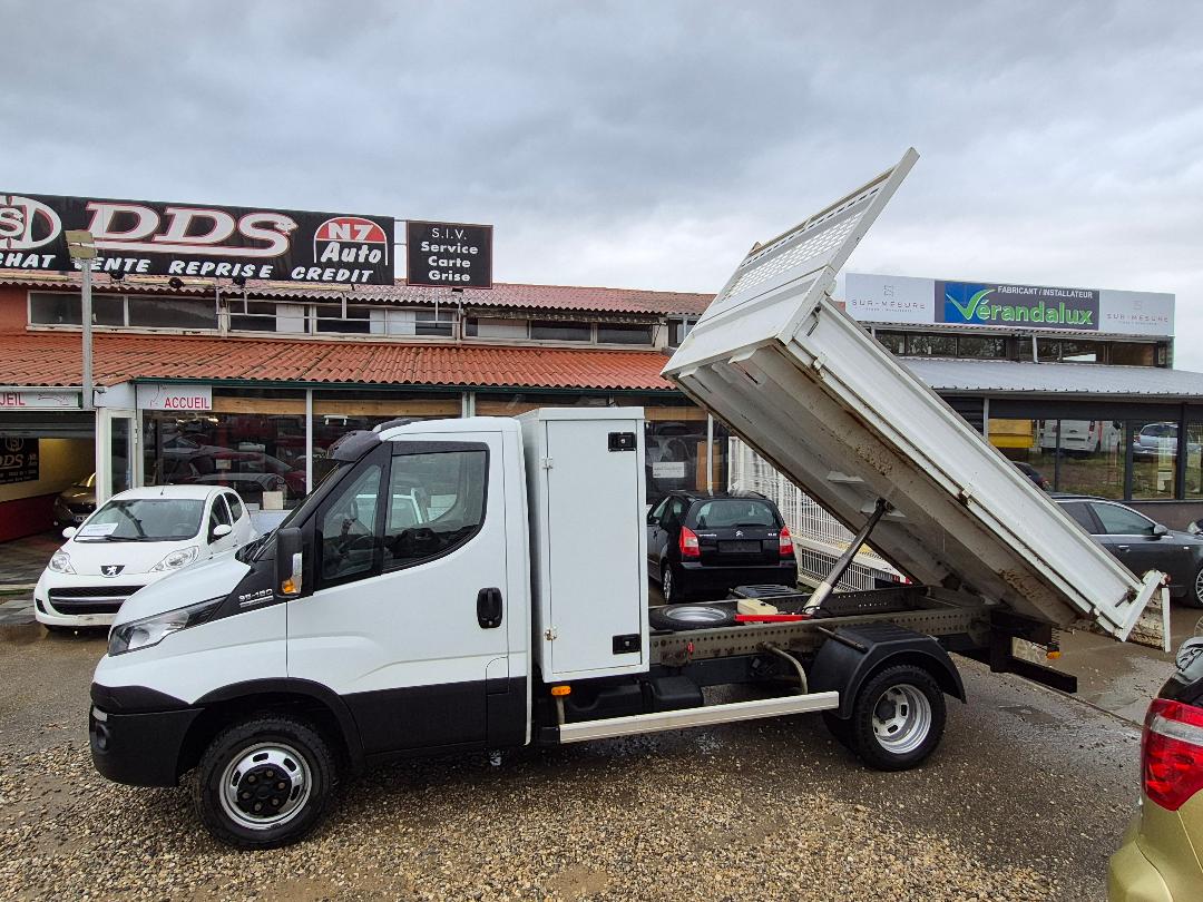 IVECO DAILY 180 CH - 35C18 3L Benne + Coffre CLIM REGUL