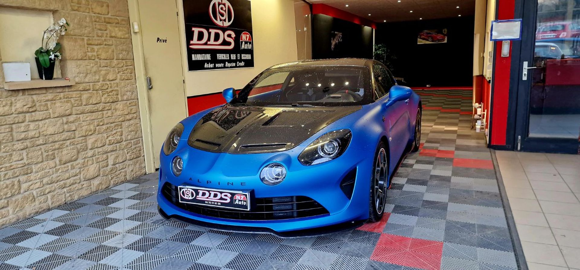 ALPINE A 110 - R CONFIG RARE ! BLEU MAT JANTES CARBONE ! ETC...