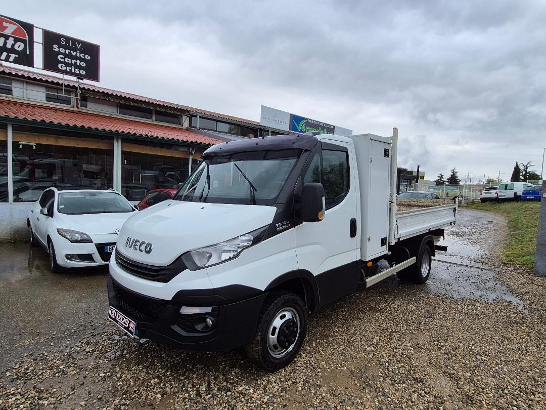 IVECO DAILY 180 CH - 35C18 3L Benne + Coffre CLIM REGUL
