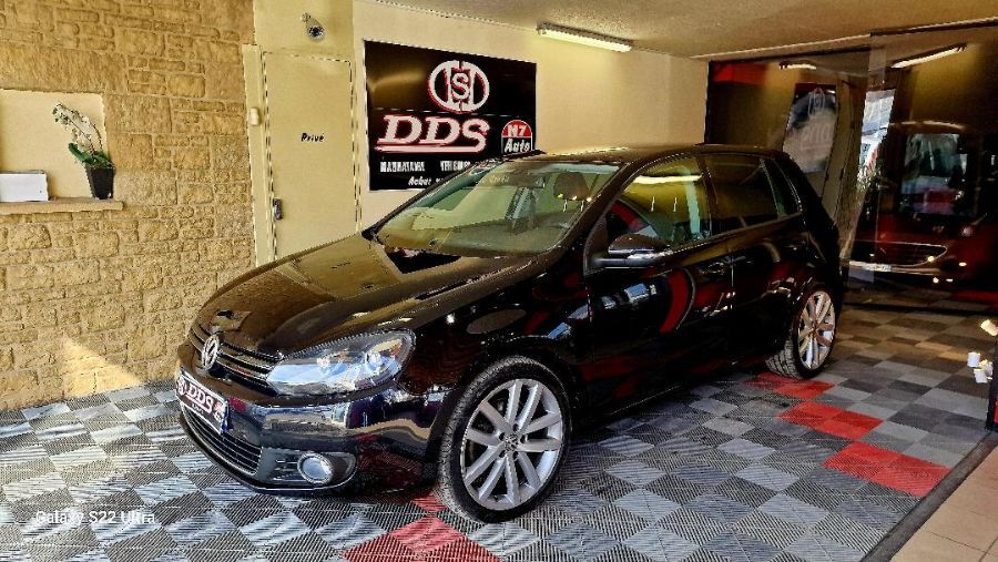 VOLKSWAGEN GOLF VI - 1.8 TFSI 160 CARAT BIOETHANOL CUIR REGULATEUR