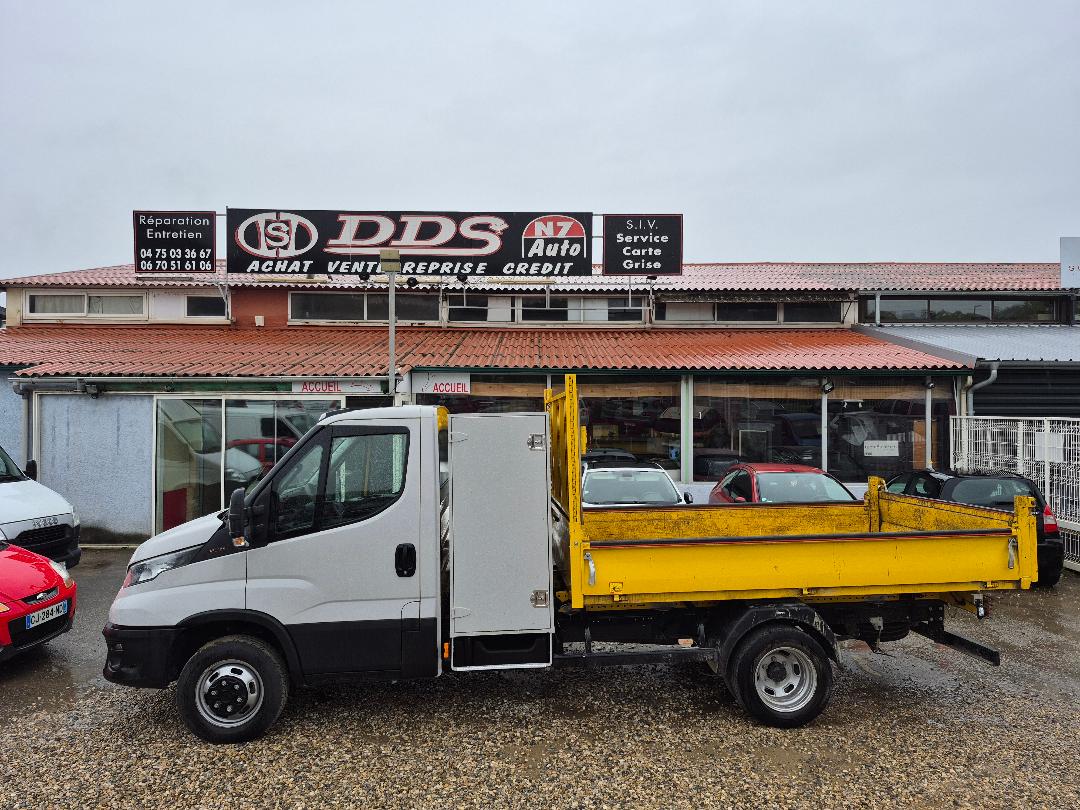 IVECO DAILY 160 CH - 35C16 3L Benne + Coffre GPS CLIM REGUL