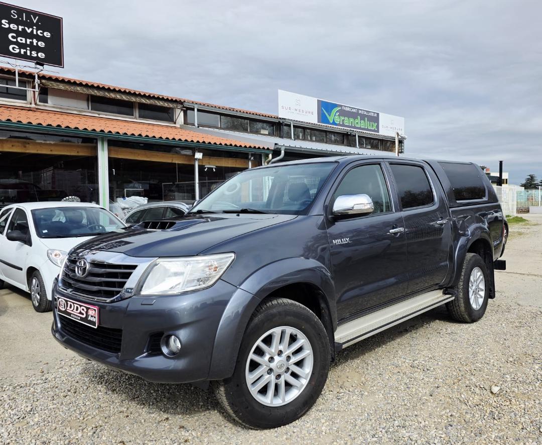 TOYOTA HILUX - 3L 170 CV 1ER MAIN CUIR HARD TOP SIEGES CHAUFFANT (2015)