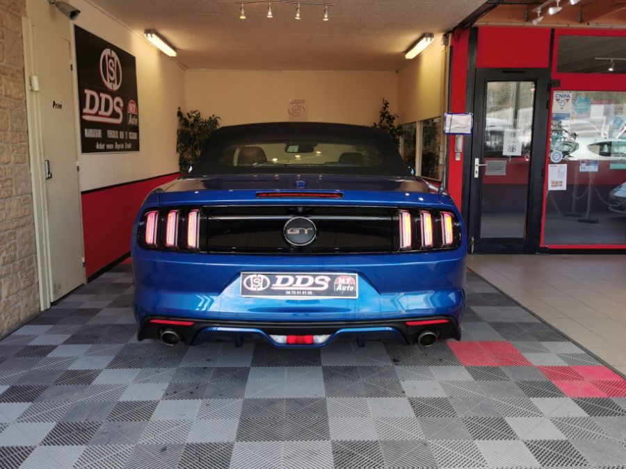 FORD MUSTANG - GT V8 5.0 BIOETHANOL CONVERTIBLE GPS CUIR ETAT NEUF !!!!
