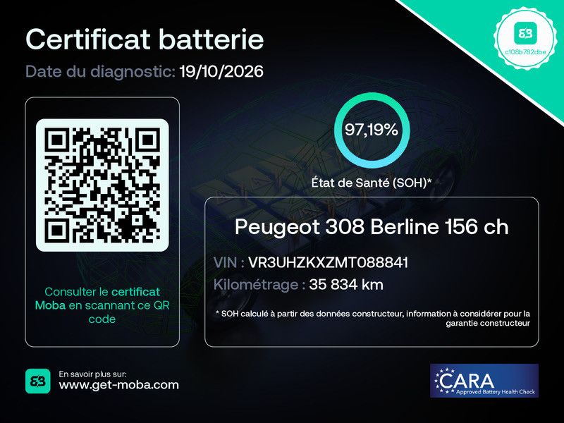 PEUGEOT 208 AFFAIRE - 50 KWH 136 ACTIVE BUSINESS R 2PL