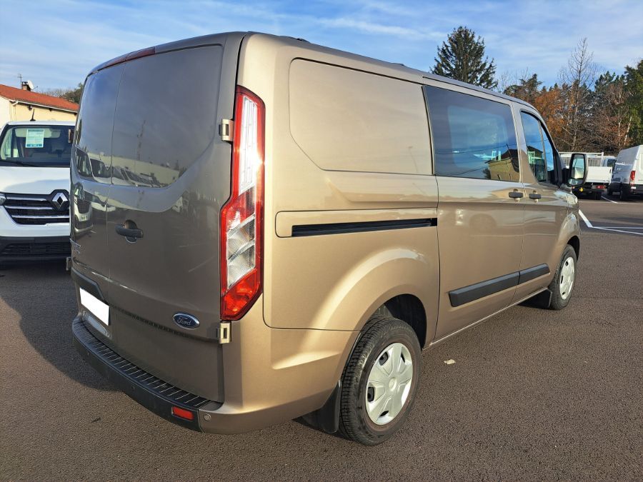 FORD TRANSIT CUSTOM - FOURGON 2.0 ECOBLUE 105 300 L1H1 TREND BUSINESS CABINE APPROFONDIE 5PL