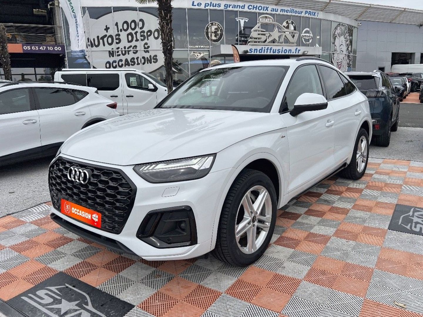 AUDI Q5 SPORTBACK - 40 TDI 204 QUATTRO S-Tronic S LINE Ext GPS Caméra JA 19" Black Pack