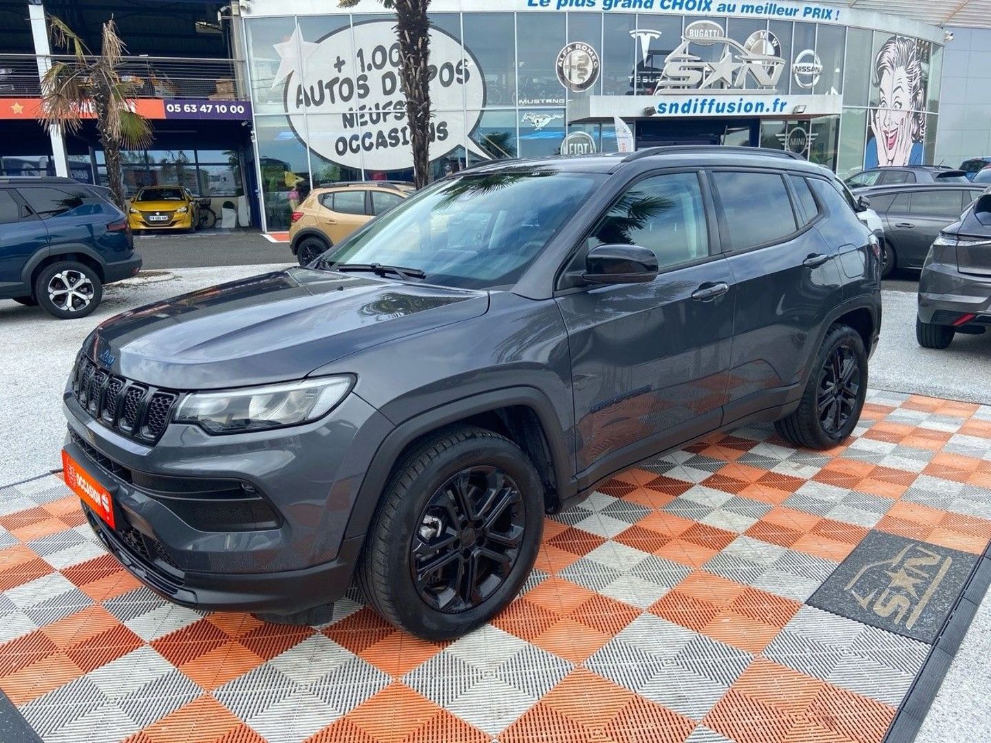JEEP COMPASS - 1.5 TURBO T4 130 E-HYBRID BVR7 NIGHT EAGLE PACK BUSINESS GPS CAMÉRA (2023)