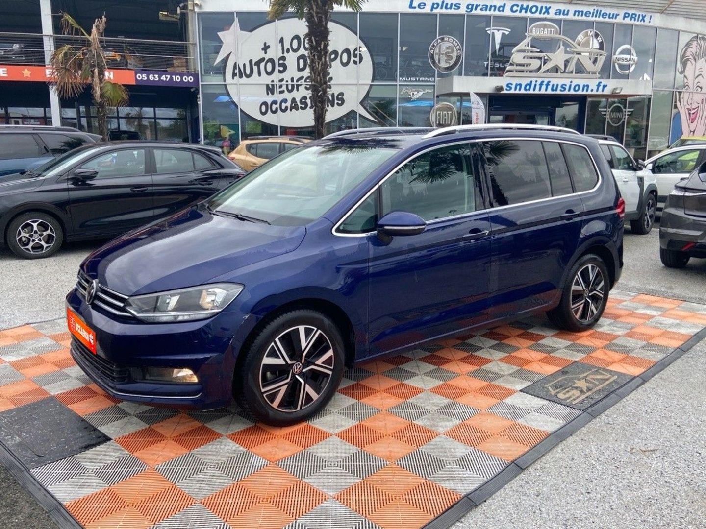 VOLKSWAGEN TOURAN - III 2.0 TDI 150 DSG7 CARAT GPS HAYON 7PL (2021)