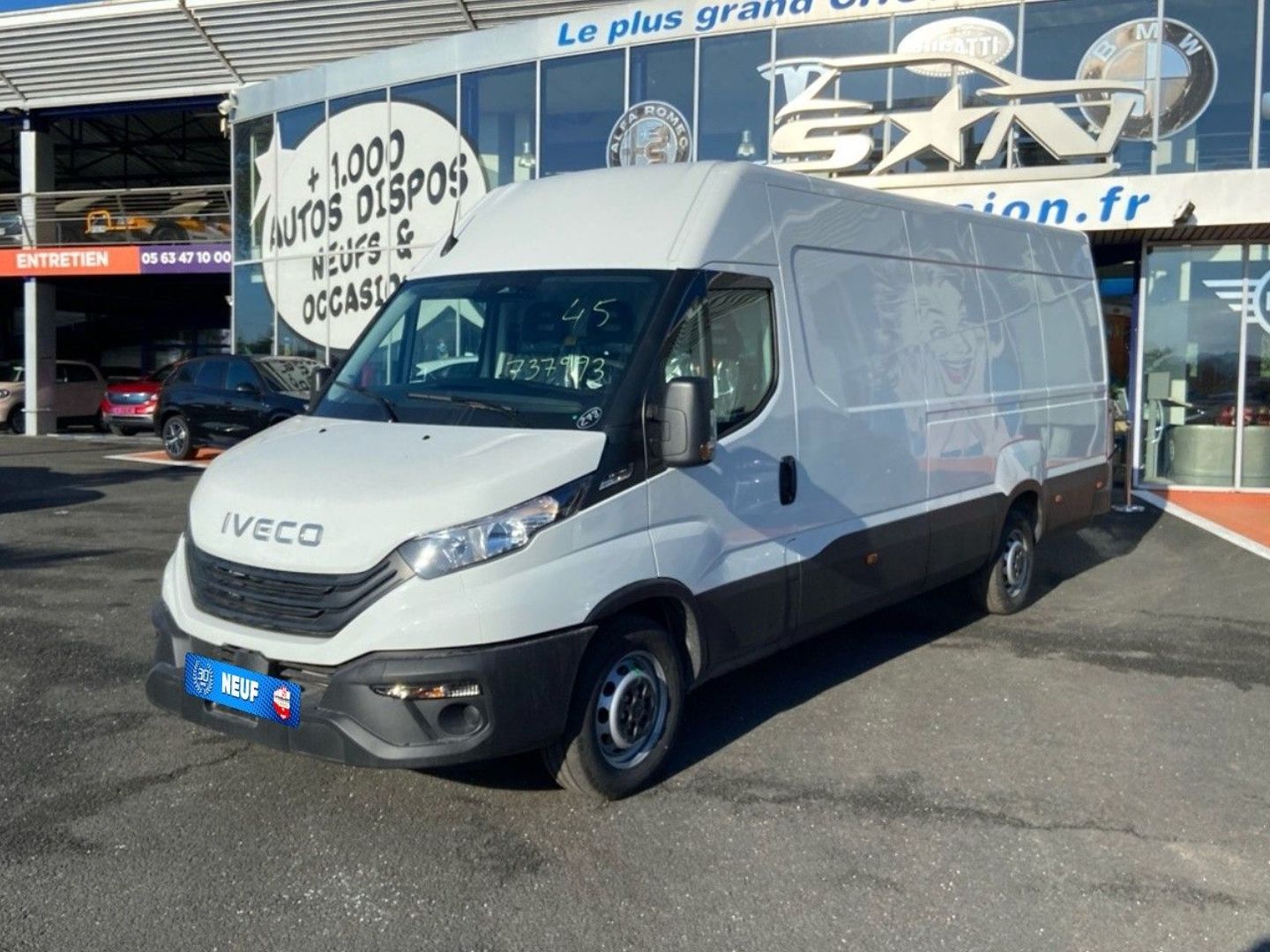 IVECO DAILY 35S FOURGON - 35S18 3.0 16m3 H2 180 HI MATIC BVA Clim Caméra Regul 39150HT