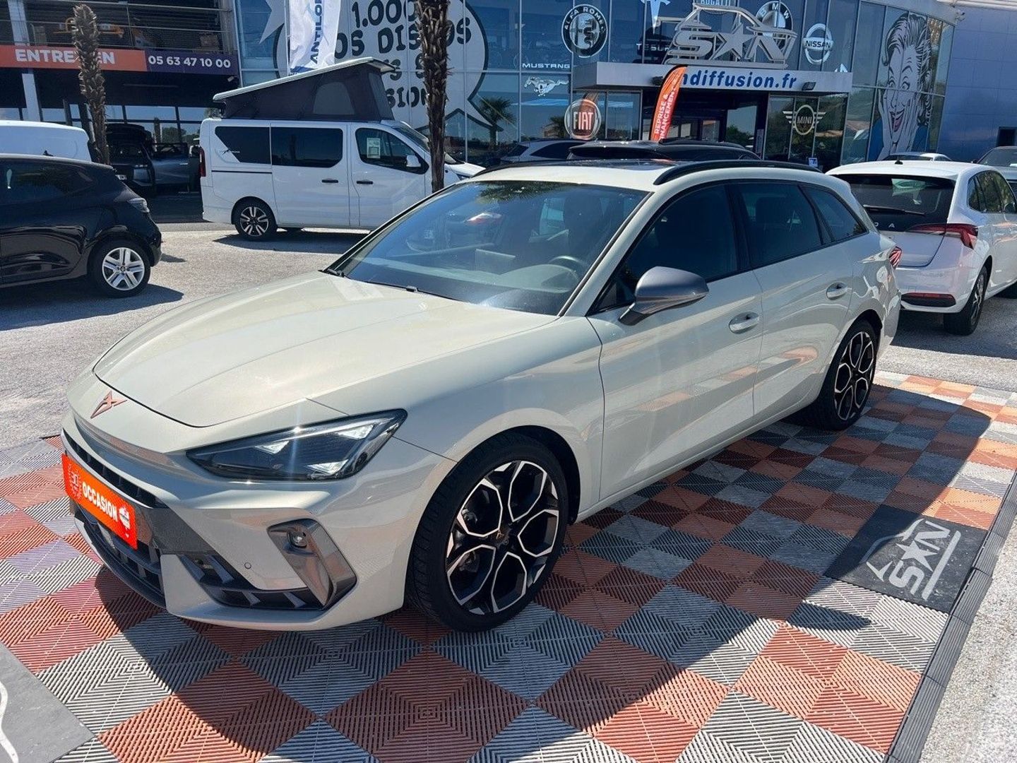 CUPRA LEON SPORTSTOURER NEW V 1.5 e-TSI 150 mHEV DSG7 Toit GPS Caméra JA 18"