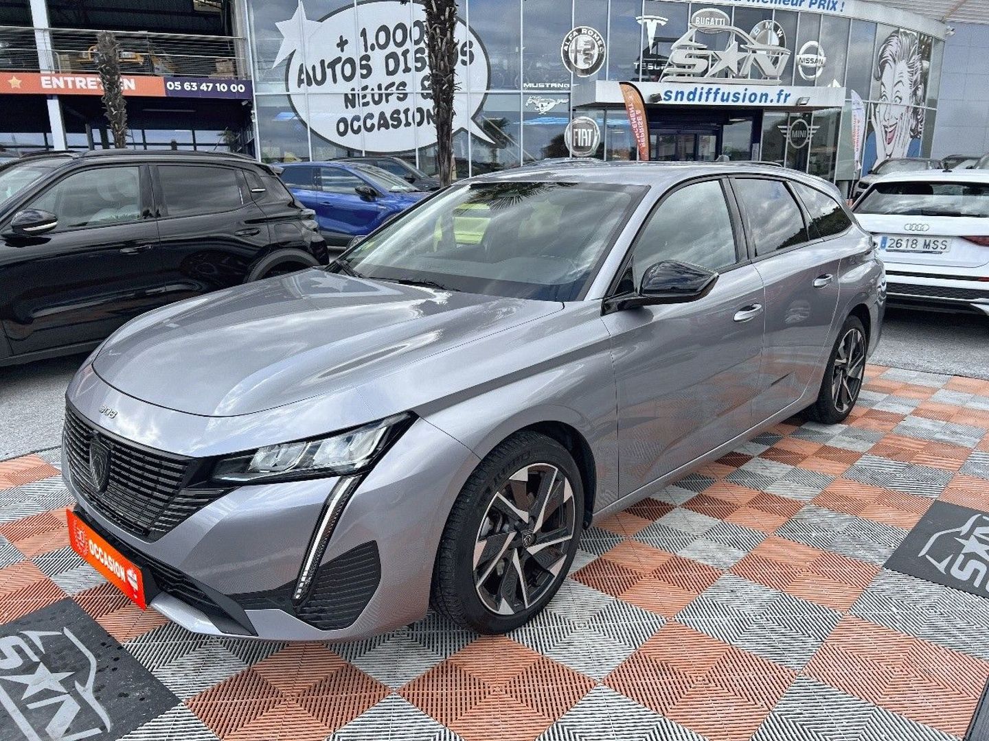 PEUGEOT 308 SW - BLUEHDI 130 EAT8 ALLURE GPS CAMÉRA JA 17" 1°MAIN (2024)