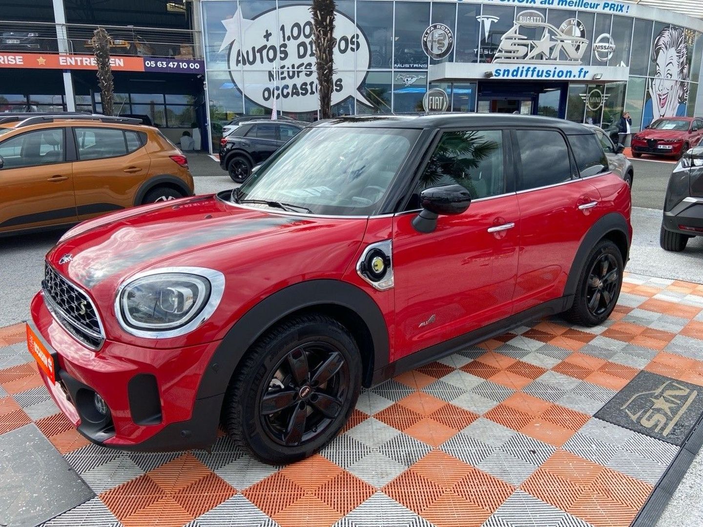 MINI COUNTRYMAN 1.5 Hybrid 224 COOPER SE ALL4 BVA6 ESSENTIAL CUIR GPS Caméra 1°Main