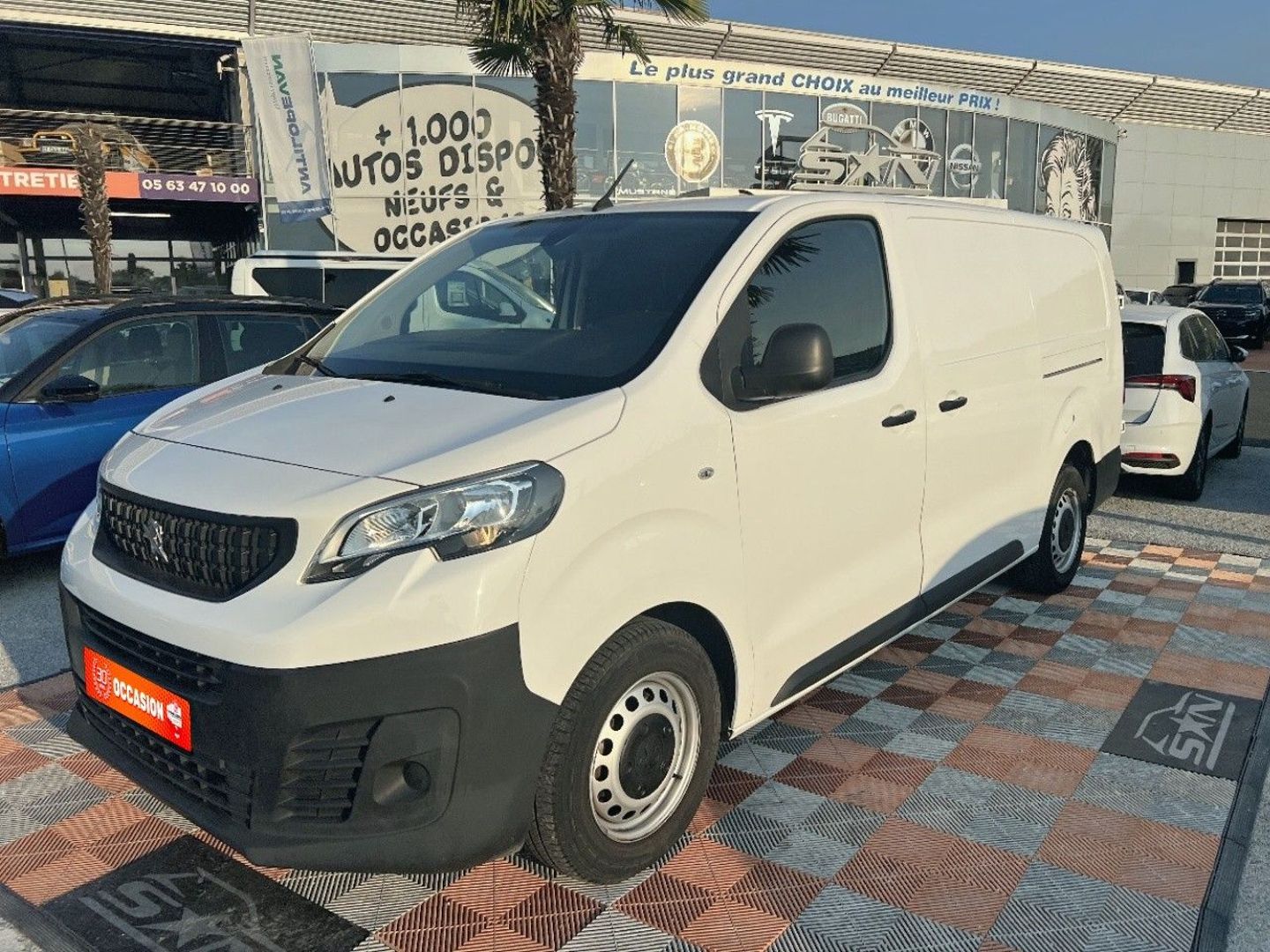 PEUGEOT EXPERT FOURGON - LONG BLUEHDI 145 BV6 PREMIUM GPS 2 PTES LAT BOIS (2021)