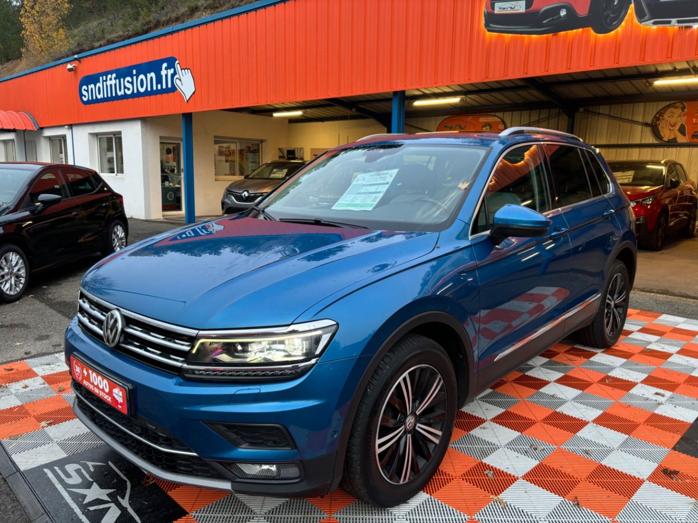 VOLKSWAGEN TIGUAN 2.0 TDI 190 DSG7 4MOTION CARAT EXCLUSIVE CUIR TOIT