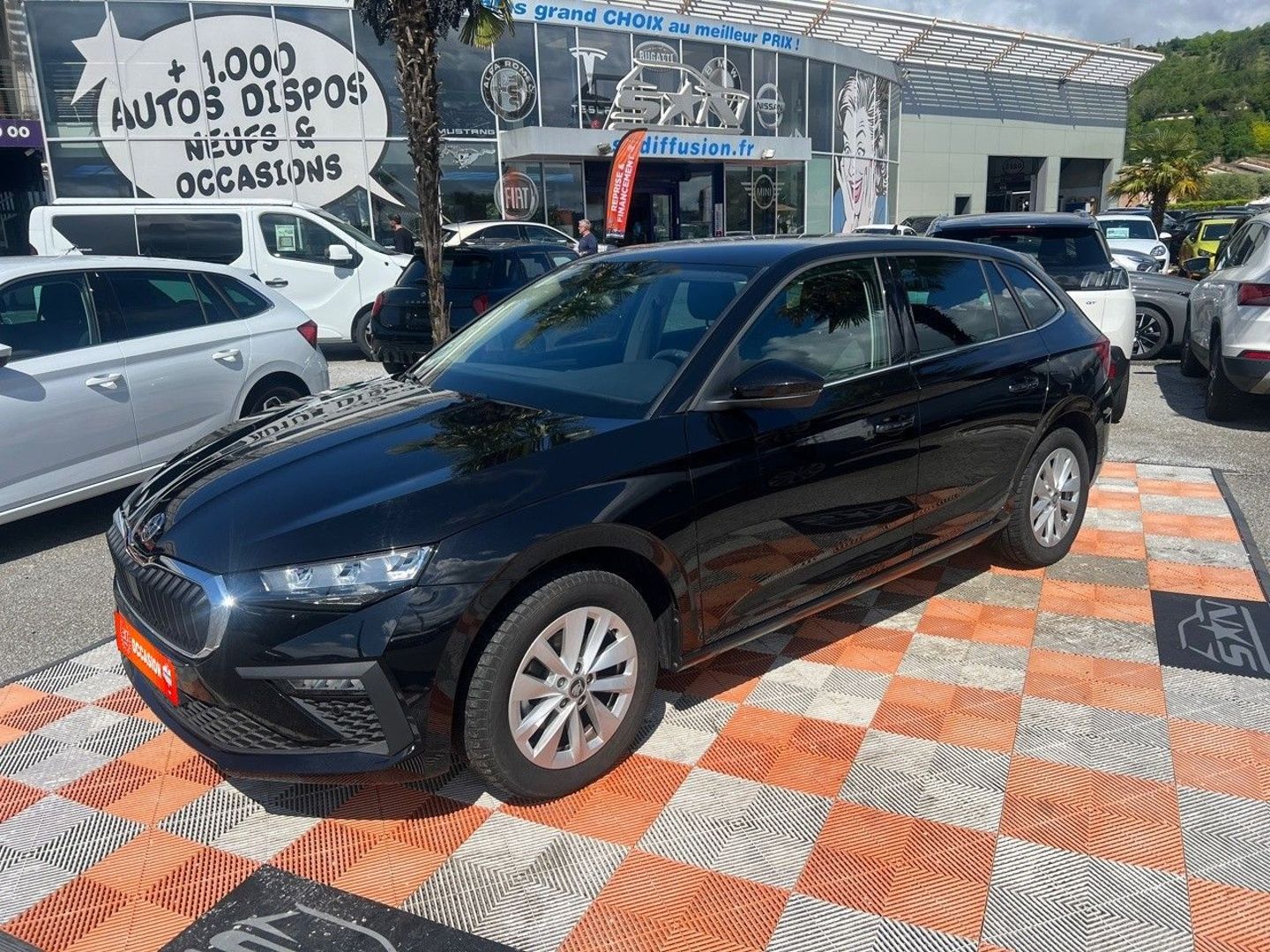 SKODA SCALA - 1.0 TSI 116 DSG7 SELECTION Caméra Radars Cockpit JA 16"
