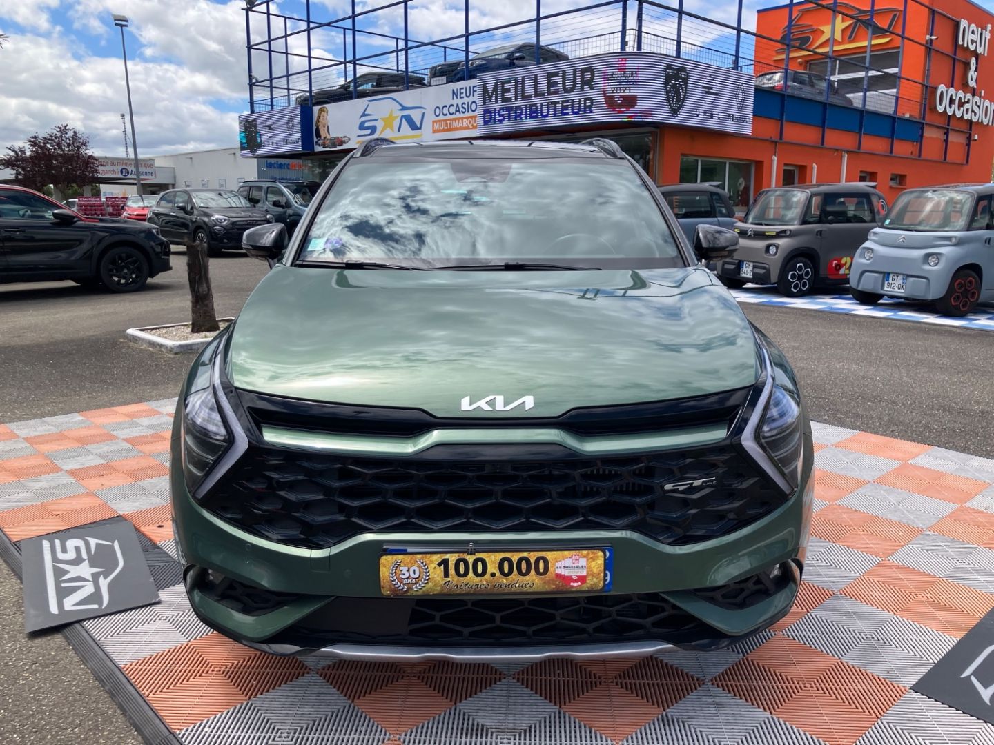 KIA SPORTAGE - 1.6 T-GDI HEV 230 BVA6 4x4 GT LINE PREMIUM CUIR Toit Caméra 360° 1°Main