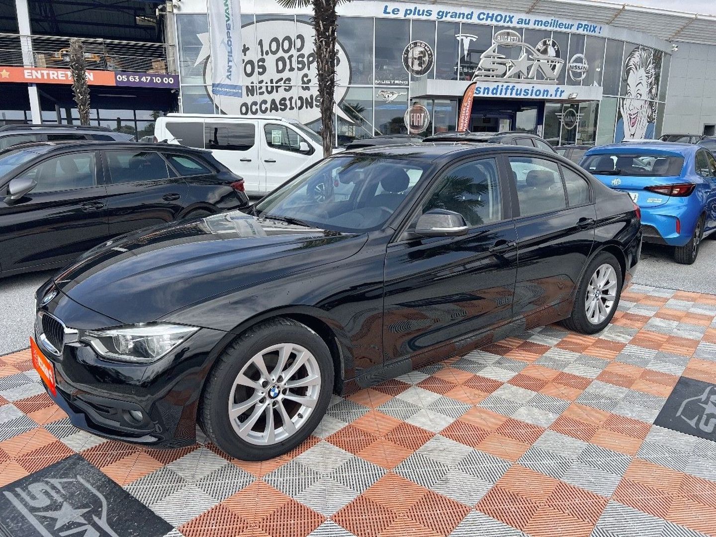 BMW SERIE 3 - 318DA 150 BVA8 GPS JA17 FULL LED