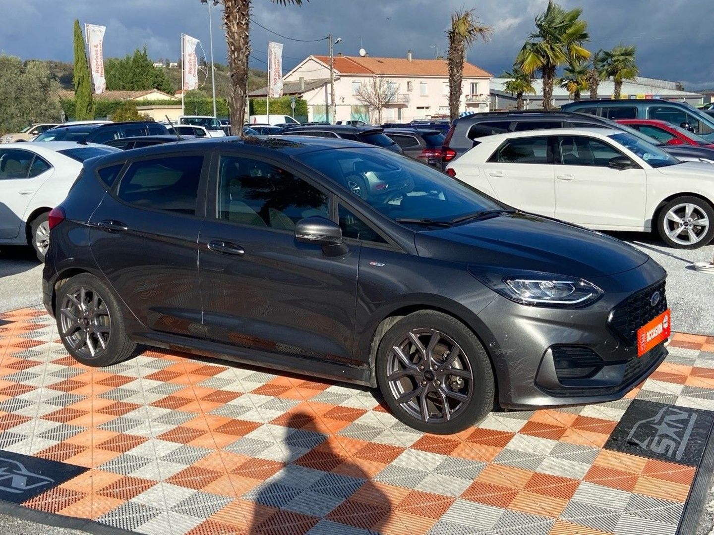 FORD FIESTA - 1.0 95 BV6 FLEXFUEL ETHANOL ST-LINE Caméra JA 17" 1° main