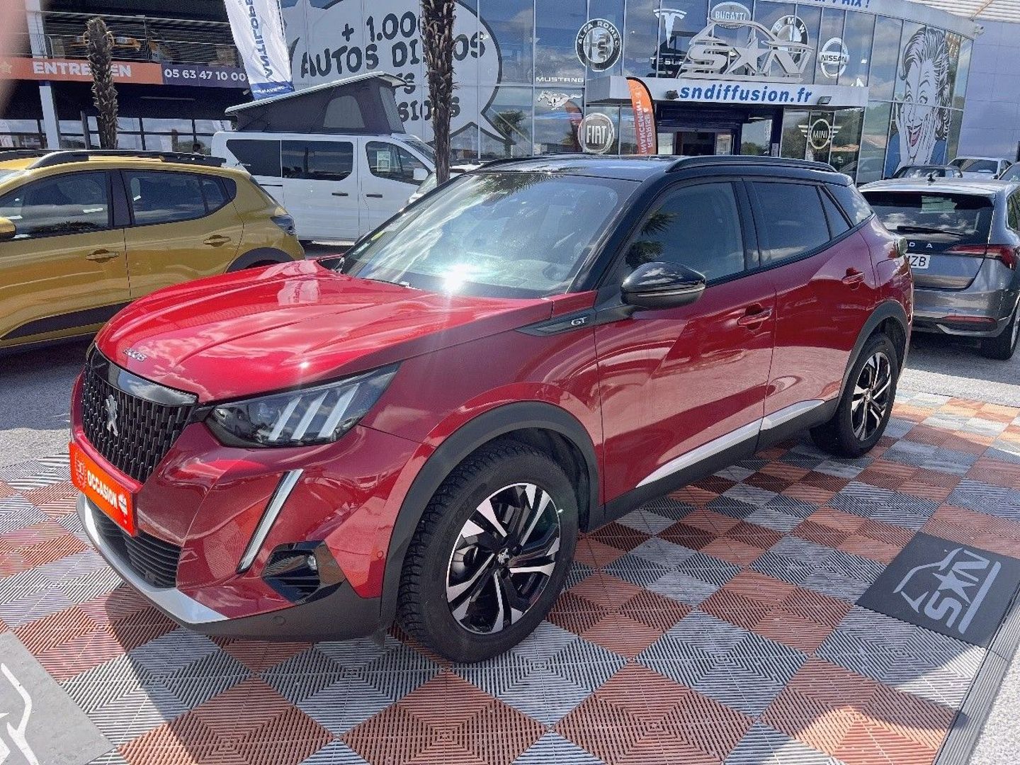 PEUGEOT 2008 - BLUEHDI 130 EAT8 GT GRIP ANGLES MORTS (2022)