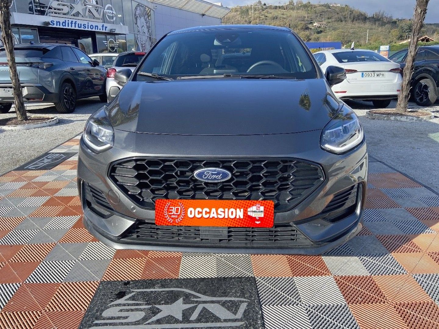 FORD FIESTA - 1.0 95 BV6 FLEXFUEL ETHANOL ST-LINE Caméra JA 17" 1° main