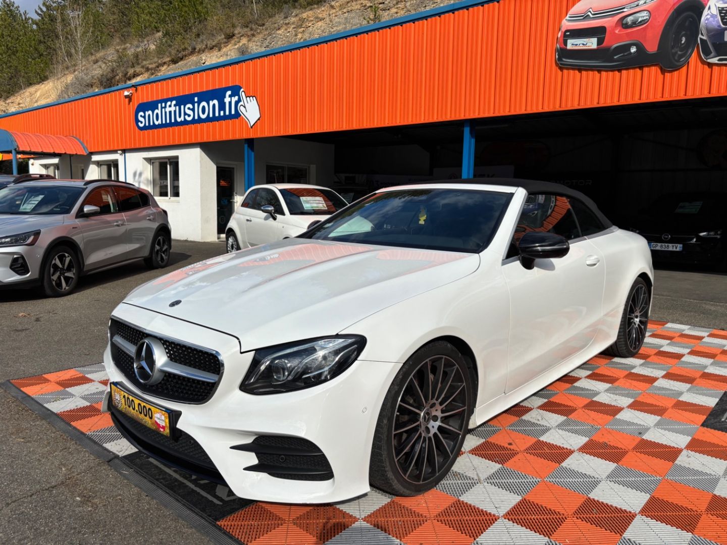 MERCEDES-BENZ CLASSE E CABRIOLET - 220 d 194 BVA SPORT LINE PACK AMG