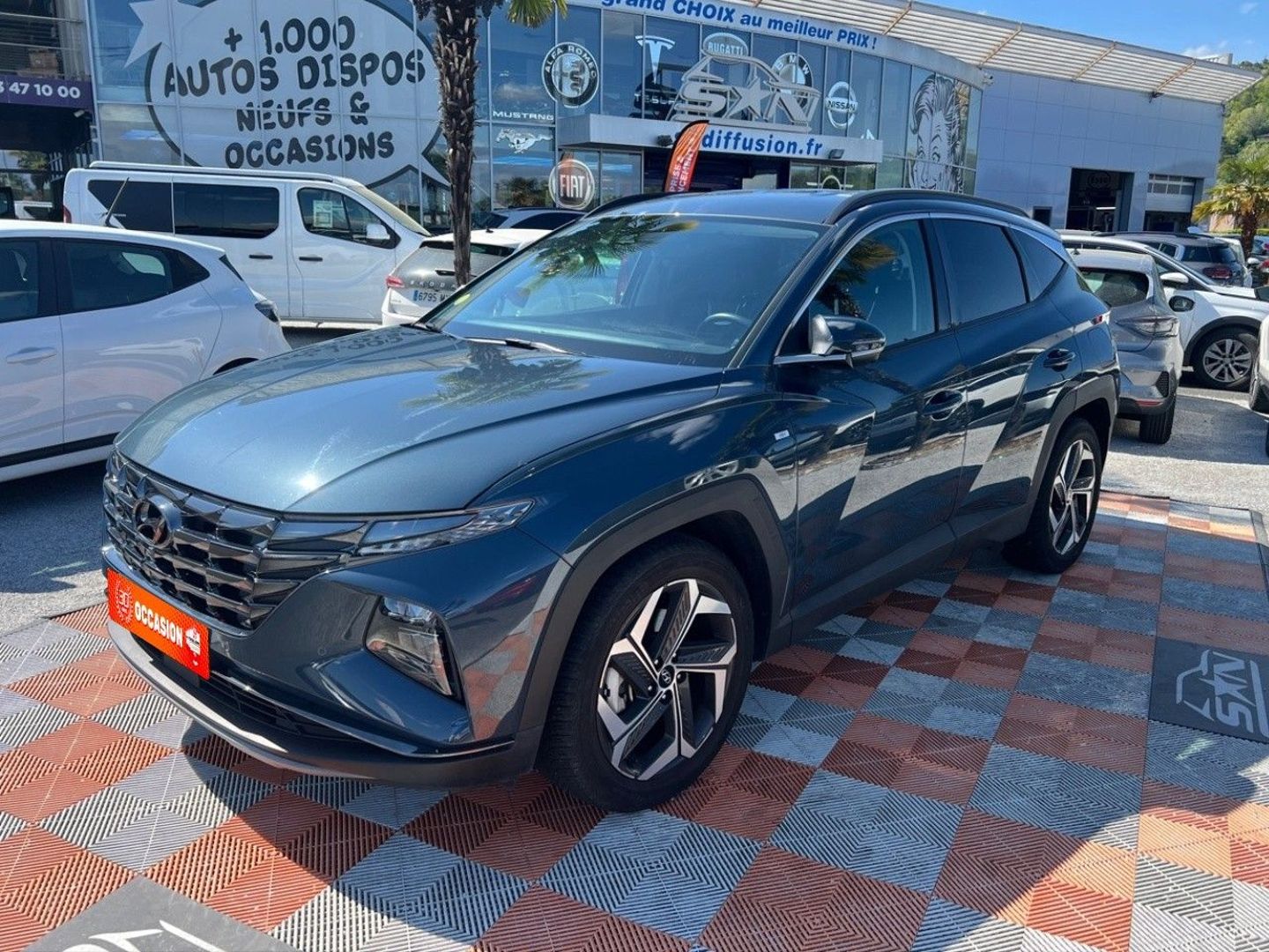 HYUNDAI TUCSON - 1.6 CRDI 136 Hybrid 48V BVA EXECUTIVE Export CUIR GPS Full LED Caméra 360°