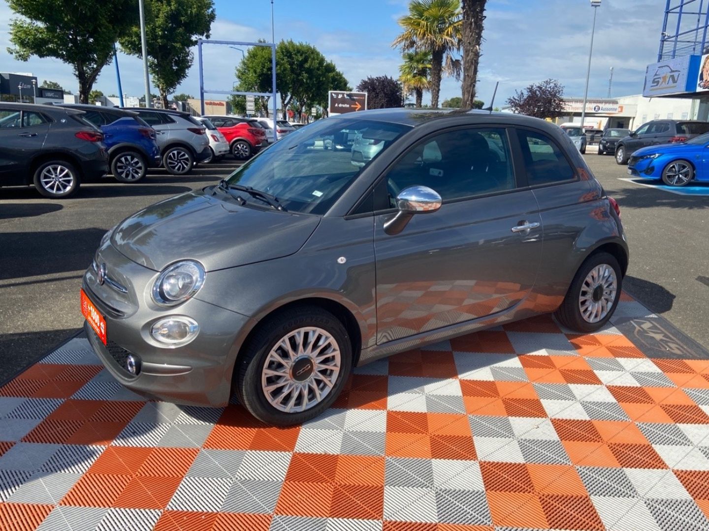 FIAT 500 - 1.0 Hybrid 70 JA 15" Radar Anti-Brouillard Coques Chrome