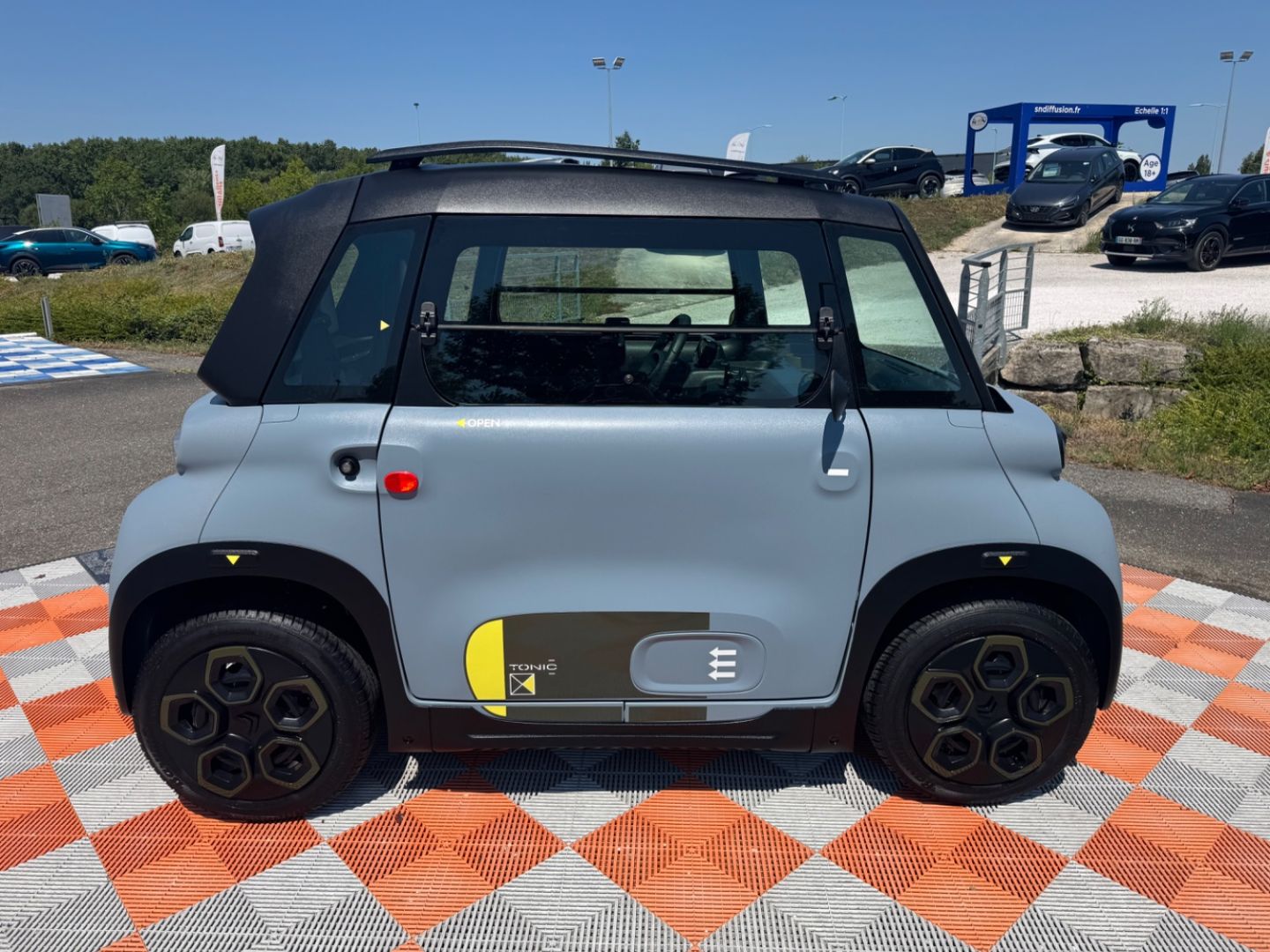 CITROEN AMI - AMI PACK TONIC Barres Stickers 1°Main