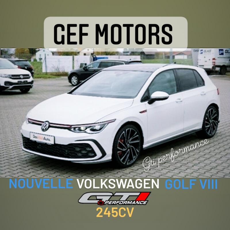 Volkswagen Golf - 8 GTI 245CV 679e/mois en LOA LLD CRÉDITS